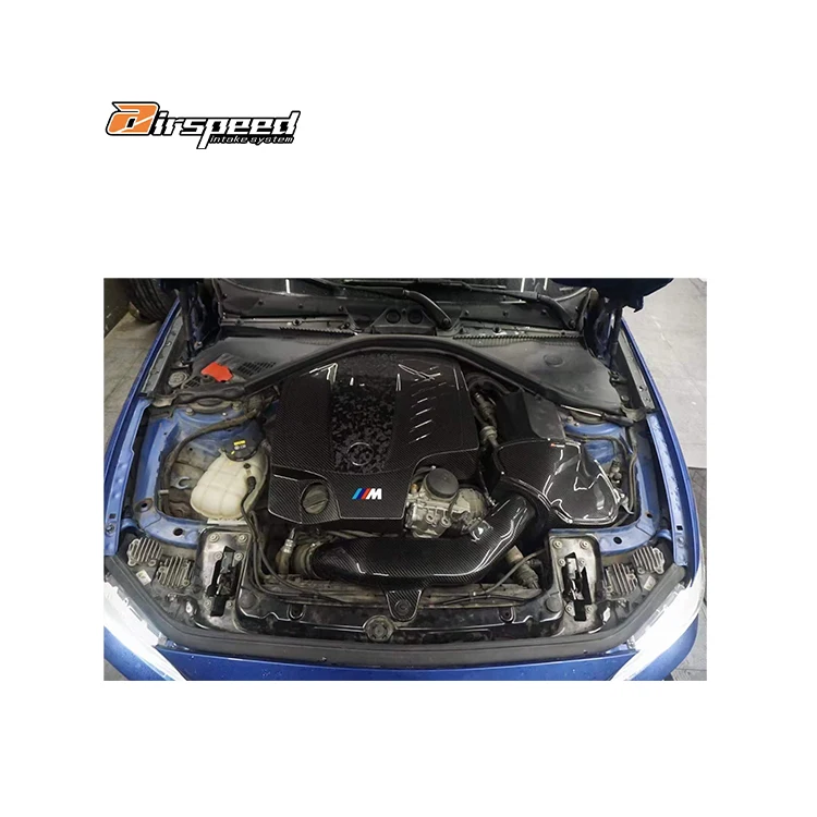 

Airspeed Brand Neat and Clear Surface Texture 100% Dry Carbon Fiber Cold Air Intake System for BMW M2 M135i 235i 335i