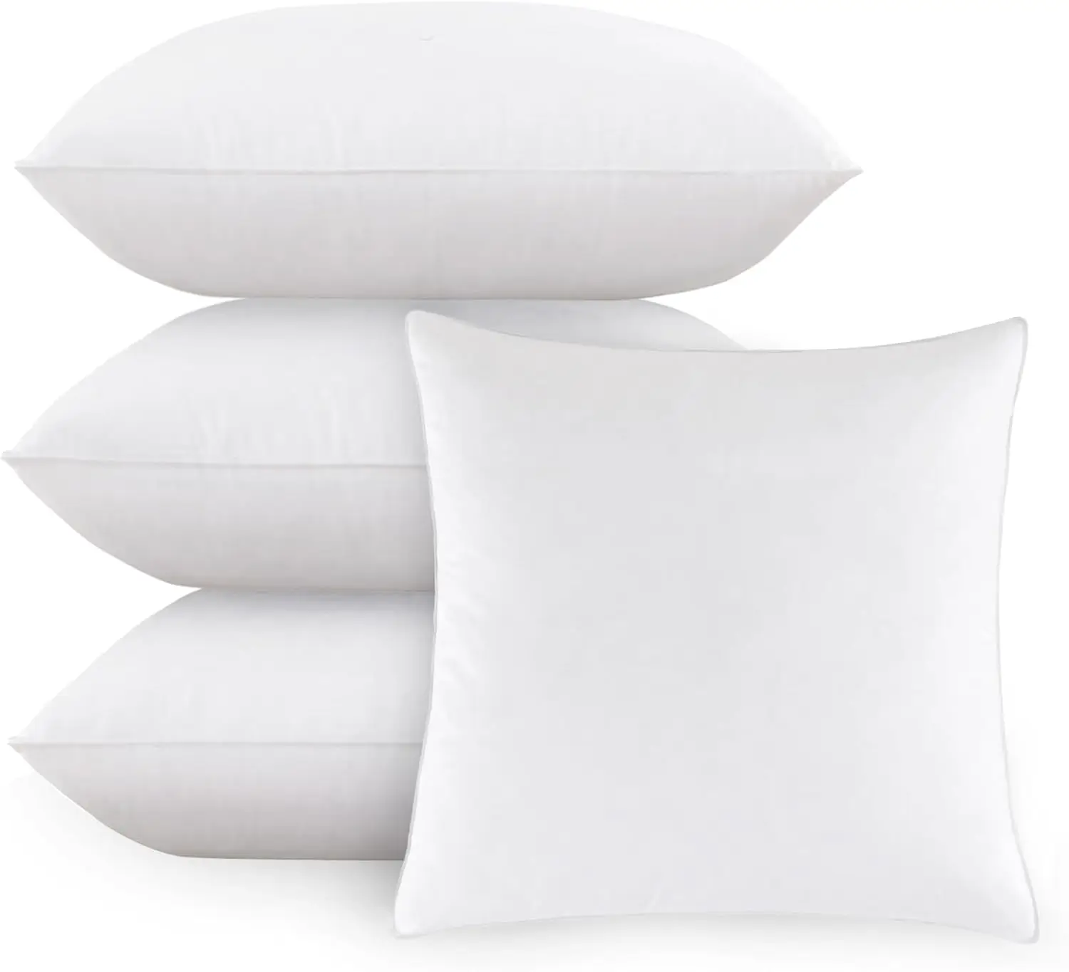 

22""X22"" Pillow Inserts Soft Feather Pillow Set Of 4 Indoor Decorative Sofa Down Pillows Bed Pillows Couch Pillow