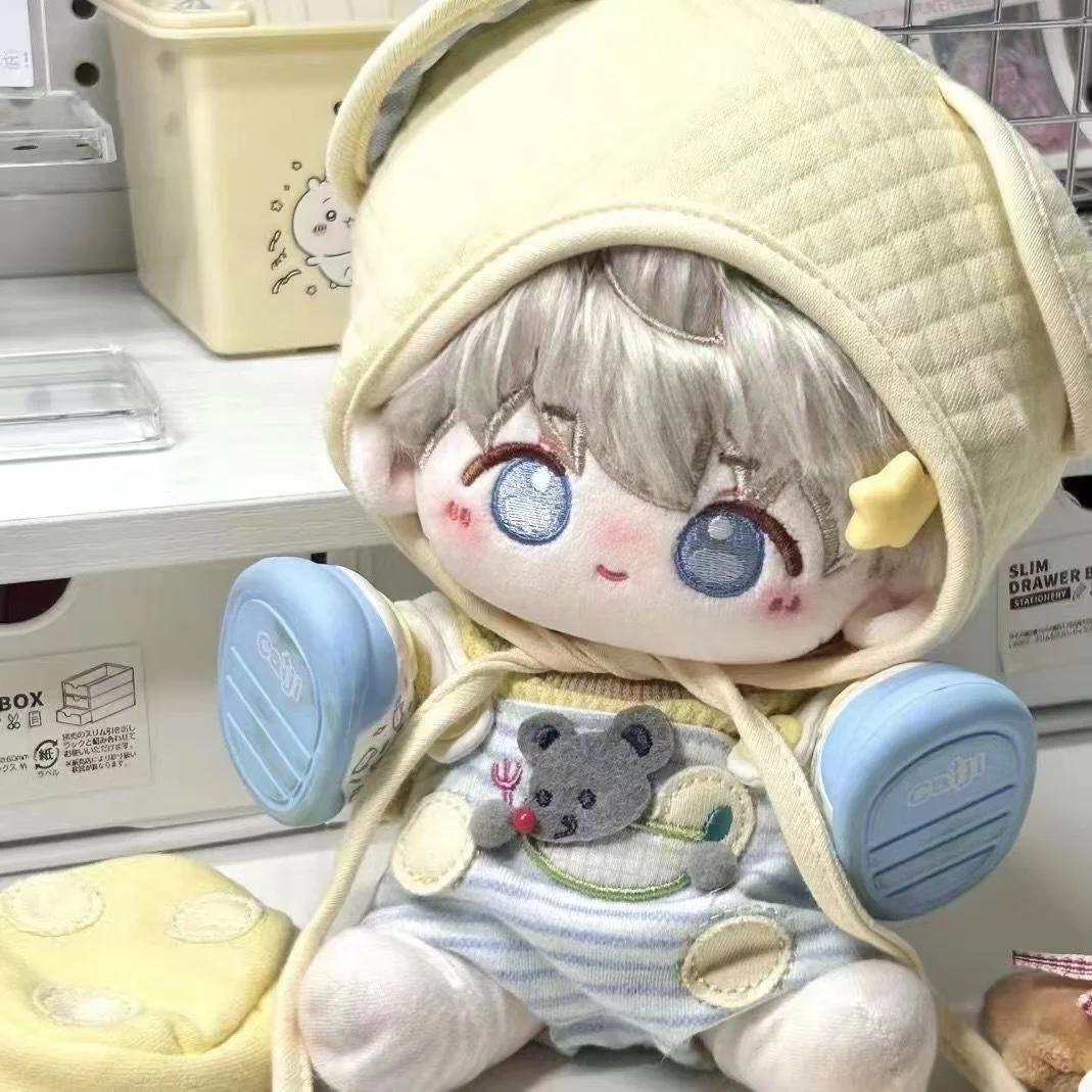 Cute Dress Up Naked Dolls Light&Night Anime Gaming Idol Baby Plushies Dolls Toys Super Star Stuffed Changeable Clothes New Gift