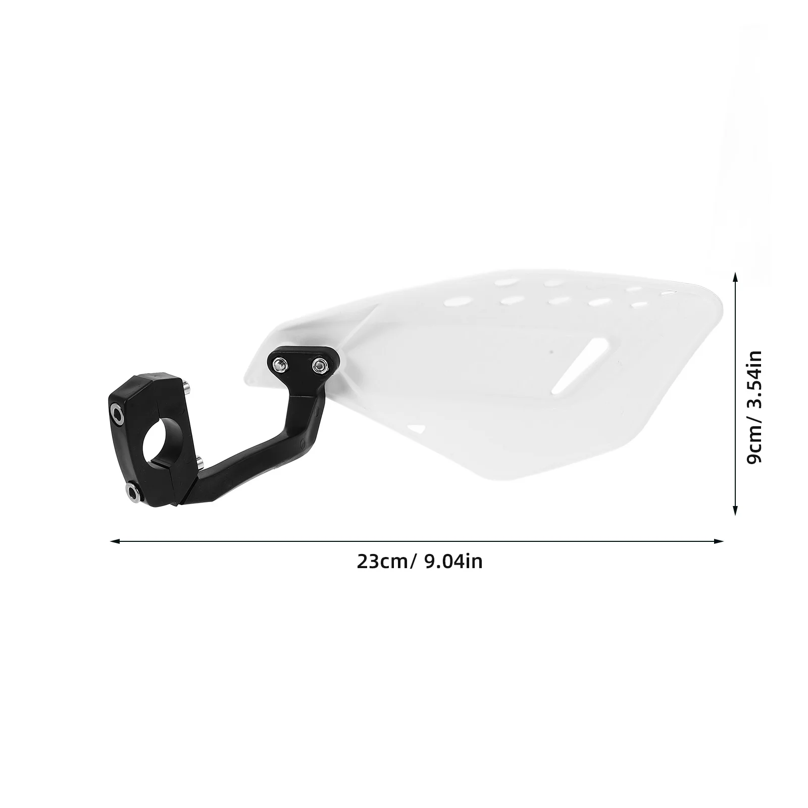 1 Pair Motorcycle Hand Guards Sturdy Pp Impact Resistant Wind Protector For Handlebar Protection Off-Road Bikes Motorcycle