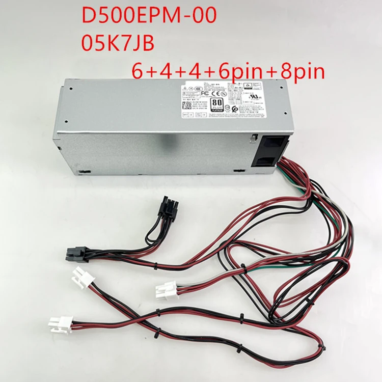 

New 500W Power Supply H500EPM-00 L500EPM-00 D500EPM-00 For Optiplex 7080MT 7070MT 7060MT 3050MT 3650 3670 3671 5090 3260 3681