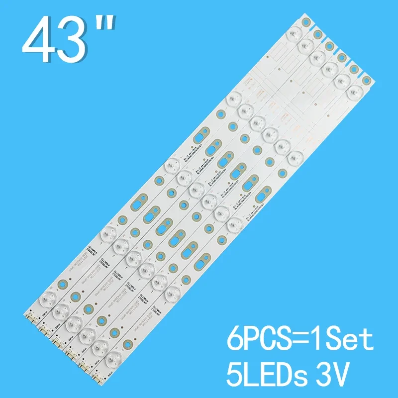 

LED Backlight for 43G6A 5850-W43006-0P00 5835-W43006-0P005 43E4600 43G4600 JL.D43052330-163AS-M_V01