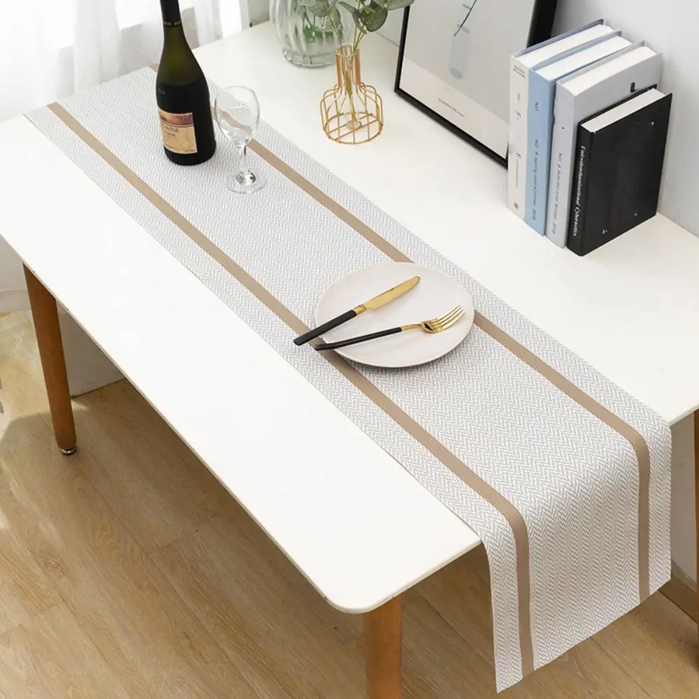 

Водонепроницаемая дорожка для стола из ПВХ, противоскользящая, устойчивая к пятнам скатерть, маслостойкая, противоожоговая, чехол для стола, товары для вечеринок