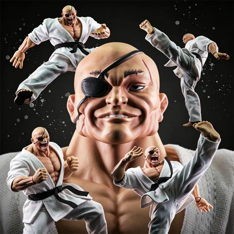 Figura de Acción de Hanma Baki, Hijo del Duende Doppo Orochi, con Traje de