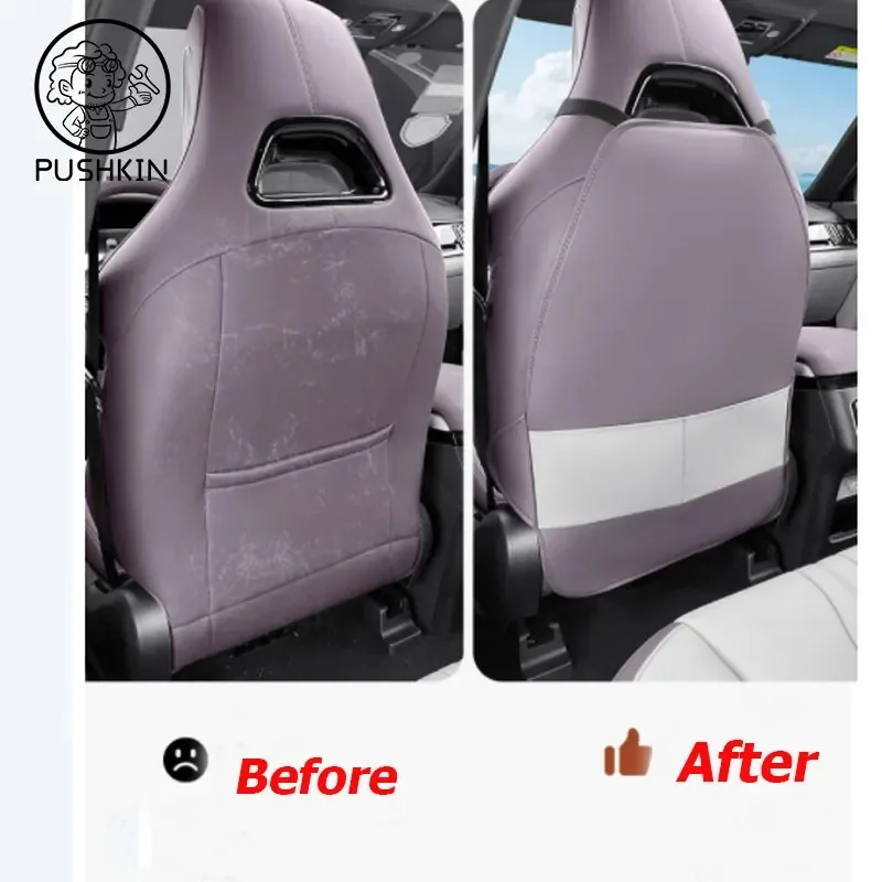 For BYD Seal U Sealion 6 Song Plus 2024 2025 anti-kick anti-dirty Mats cover Leather Seat Back Protector Storage Bag Accessories