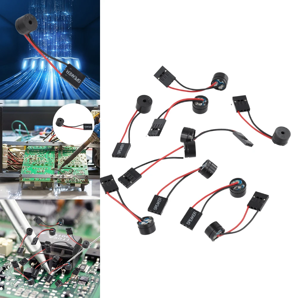 

10PCS Speaker Buzzer BIOS Beep Alarm PC Case Buzzer DIY Computer Motherboard Onboard Case Buzzer for PC Interanal