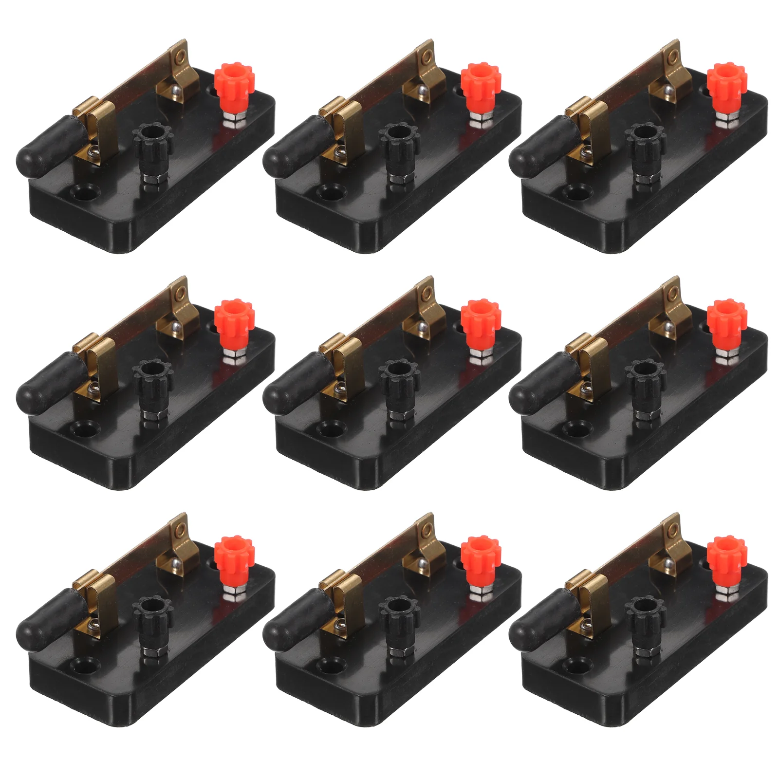 

10 Pcs Single Throw Switch Physics Knives Experiment Special Labs Pole SPST Copper