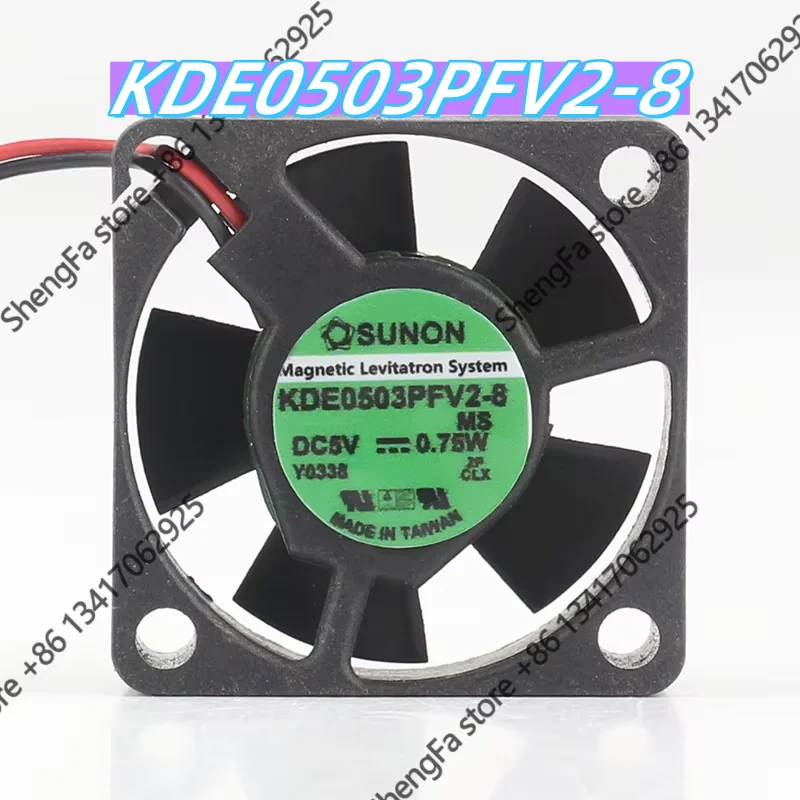 cooling fan New Sunon 12V 24V 48V 30X30X10MM 3010 3CM micro inverter KDE0503PFV2-8 DC 5V 0.75W