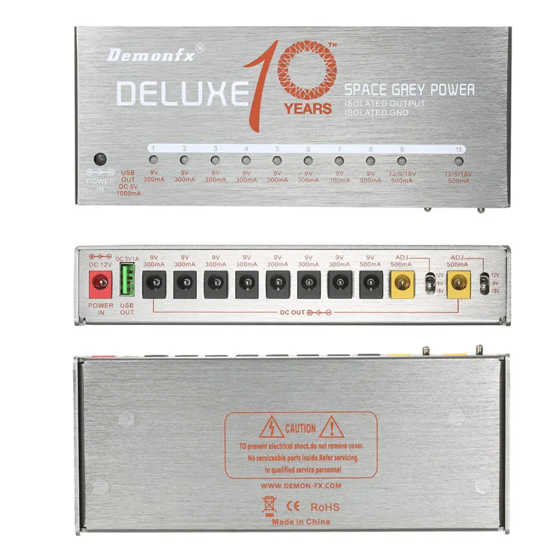 Demonfx S High Quality Isolated Outputs Pedal Power Supply