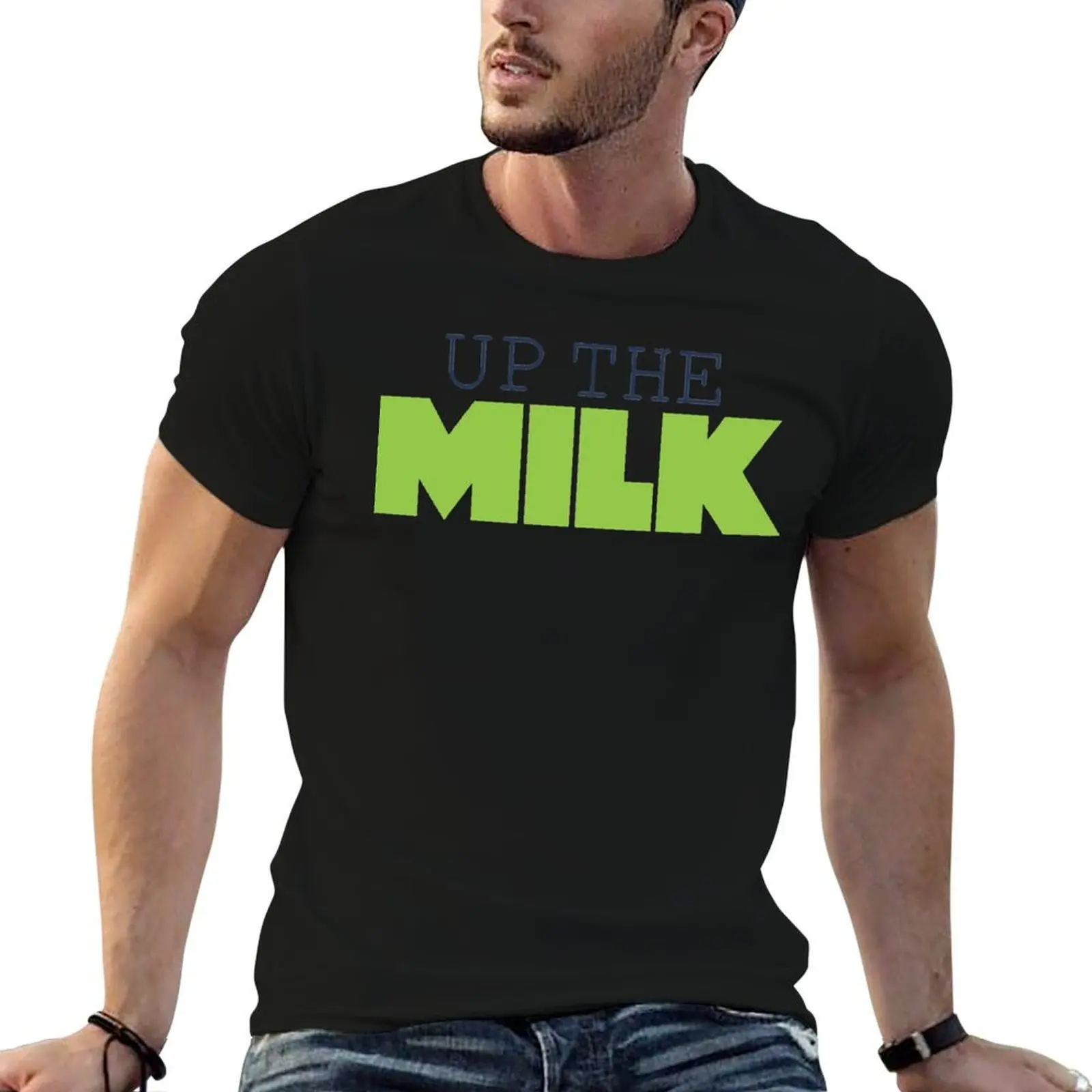

Up The Milk Tee Essential T-Shirt t shirt man plain man graphic t shirt funny t shirts cotton T-Shirt