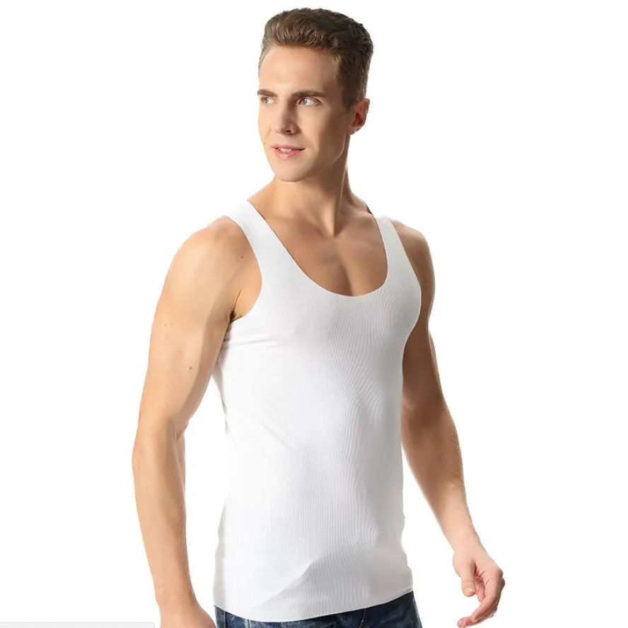 Summer men\'s quick-drying plus size large size sports breathable leisure cool wide shoulder vest mens tank top 7XL 6XL