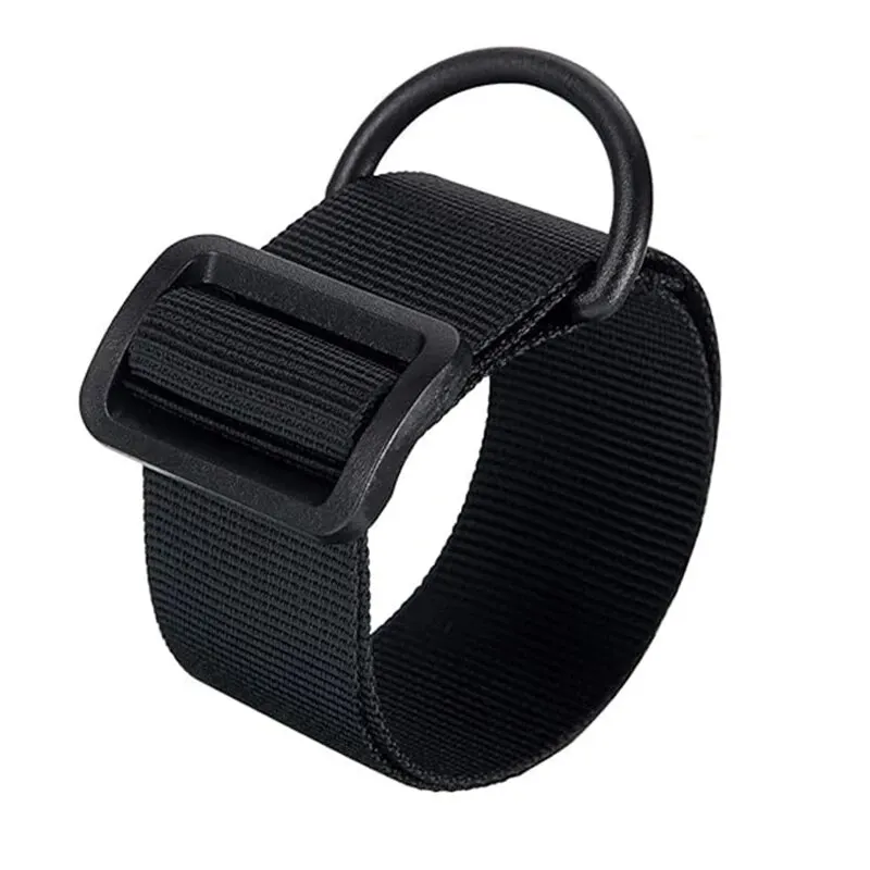 Durable Tactical Sling Adapter with D-Ring and Multi-functional Nylon Strap for Hunting and Outdoor Activities.