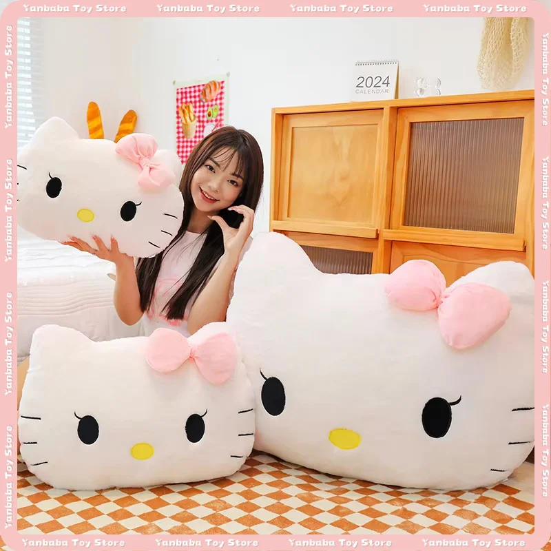 

Лидер продаж Sanrio Hello Kitty Kawaii Мягкие плюшевые куклы Аниме Kt Cat Плюшевые подушки Игрушки Диван-кровать Домашняя мягкая для детей Девушка Рождественские подарки
