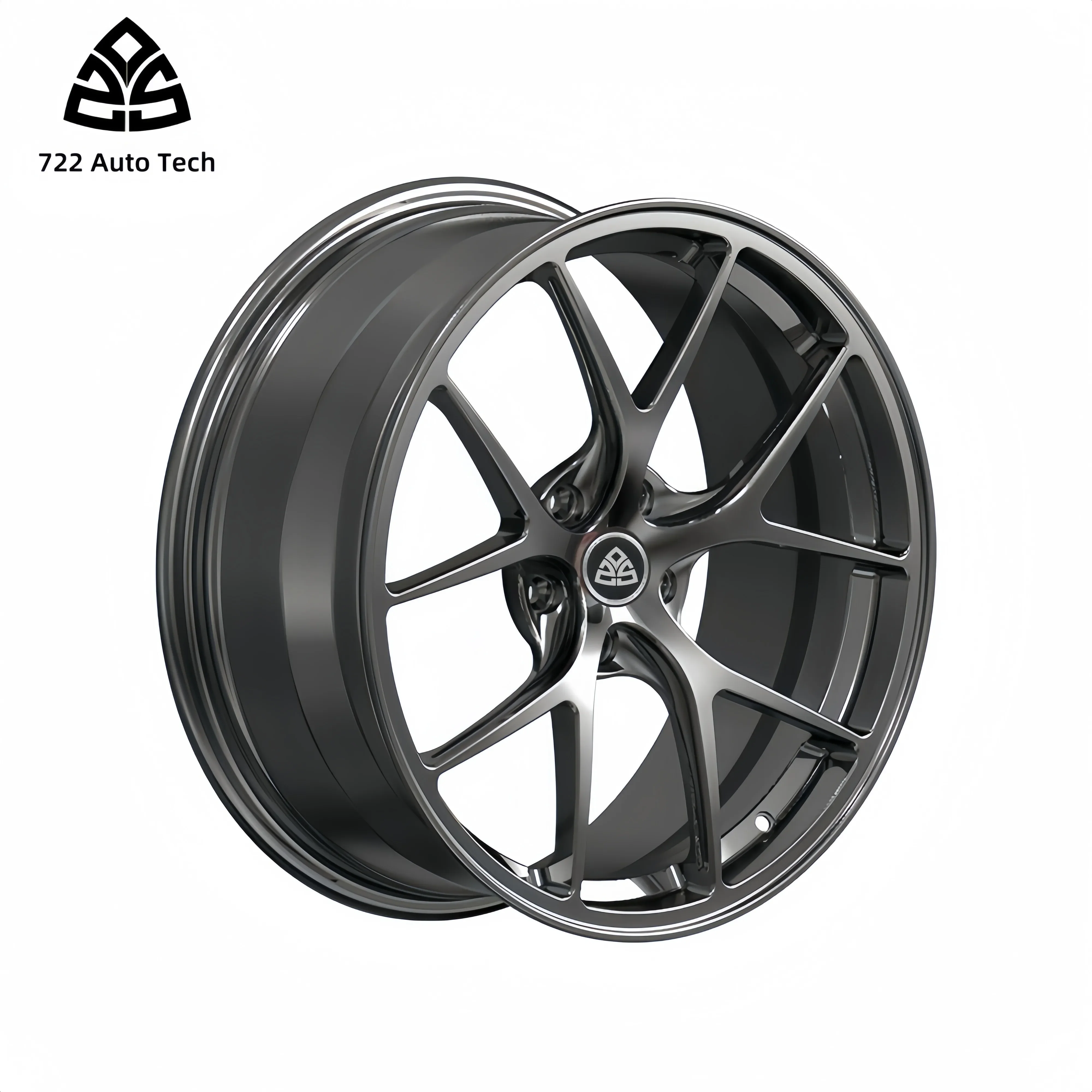 722AutoOne-piece deep concave wheels for high-end sports car series18 19 20 21 22 inch racing wheels 5X114.3forged car wheel hub