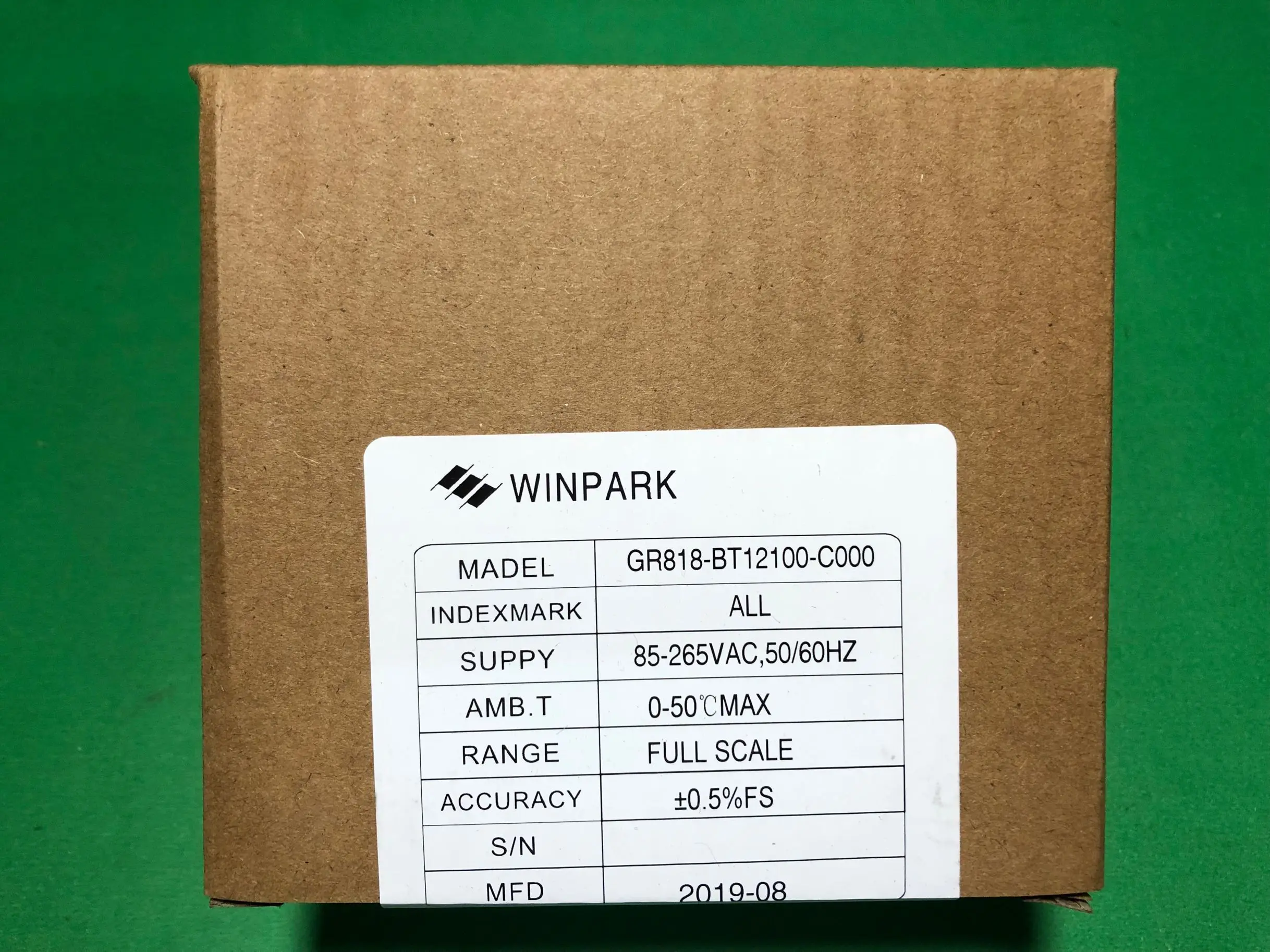 WINPARK Changzhou Huibang temperature control GR818-BT12100 Huibang temperature control table GR818-BT12000