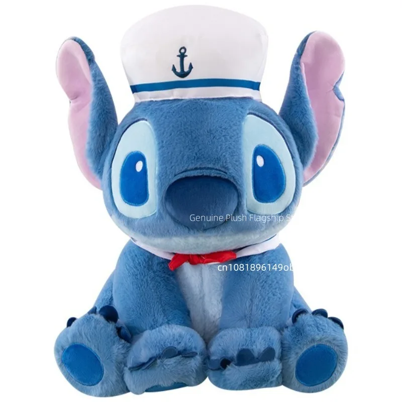 35/45/75 cm große Größe Navy Stitch Disney Anime Plüschpuppe Kawaii Zimmer dekoriert mit Plüschkissen Ornamenten Weihnachtsgeschenk