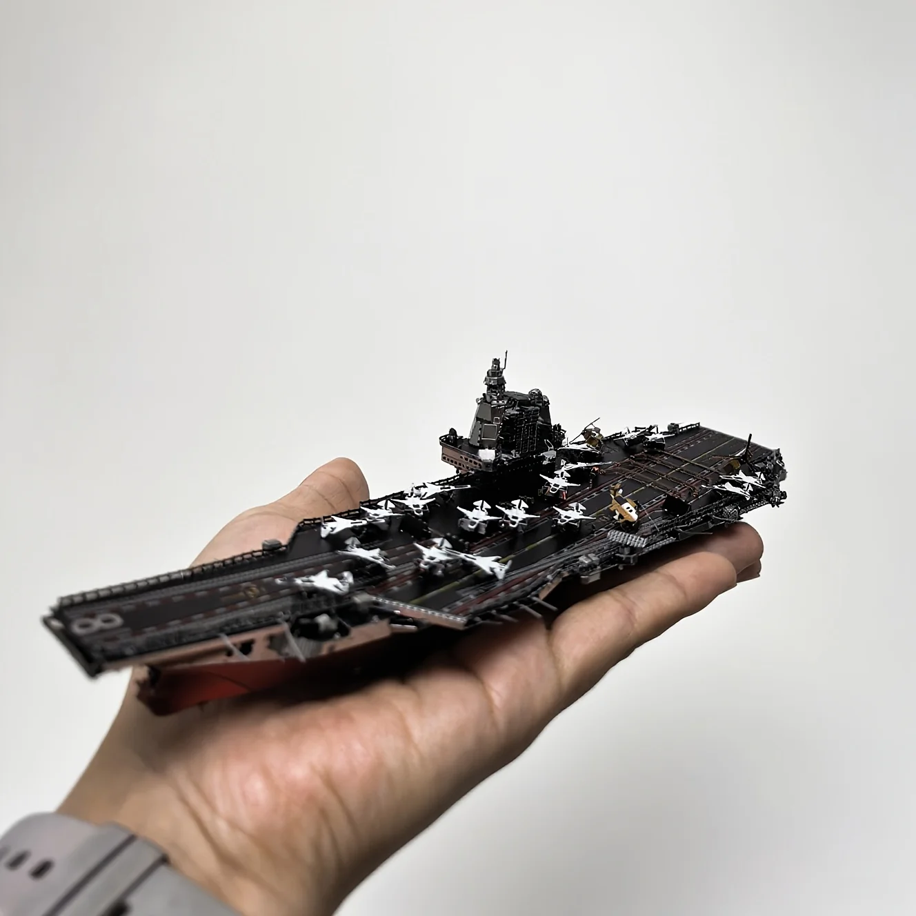 3D Metal Puzzle Chinese warship CNS FUJIAN model KITS Assemble Jigsaw DIY Puzzle Christmas Gift Toys For Adult