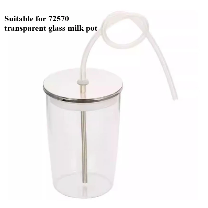 

Applicable To Jura Coffee Machine Glass Milk Pot White Coffee Latte Macchiato Cabo Milk Foamer 0.5L