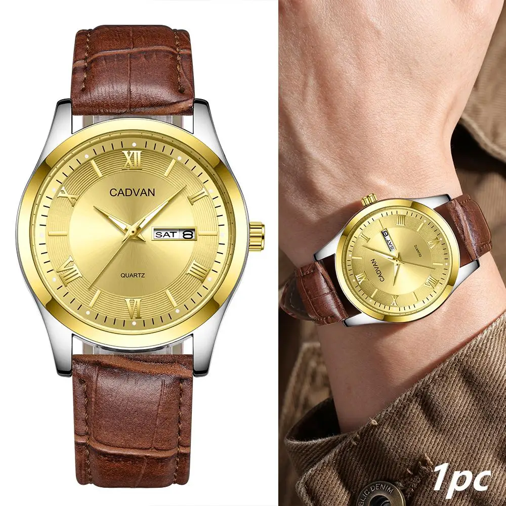 1pc Fashionable Niche Design Men's Quartz Watch Paired with A Simple Gift Box Suitable for Giving To Friends