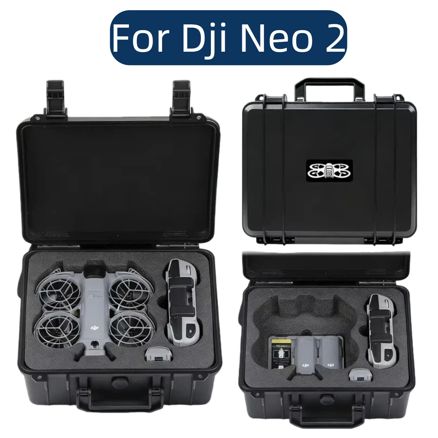 Portable Safety Box For DJI NEO 2 Protective Explosion-proof Box Hard Shell Carrying Case Suitcase For DJI RC N3 Drone Accessry