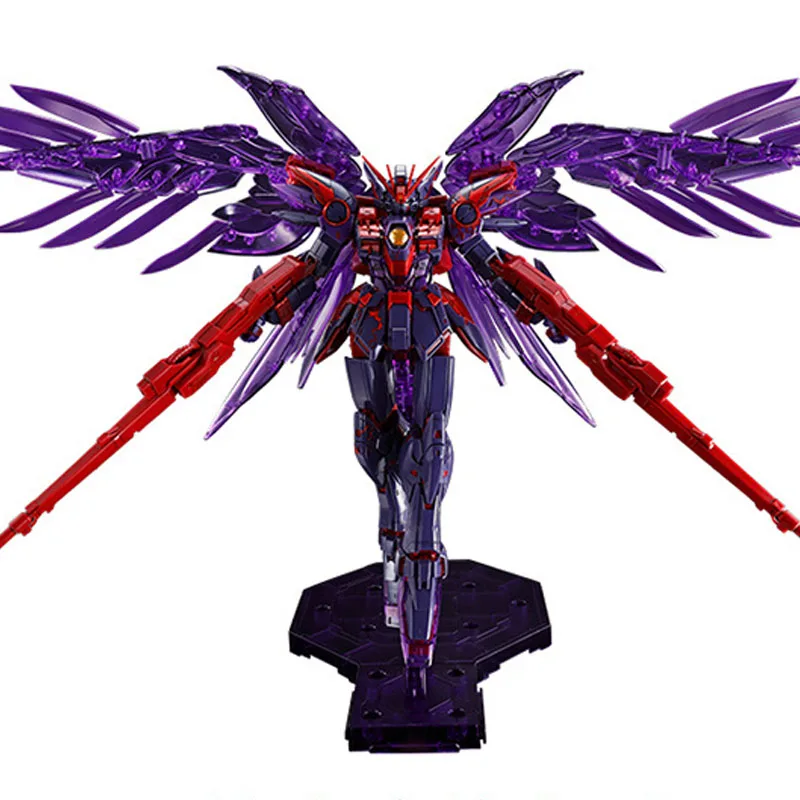 Bandai Originele MODEL KIT GUNDAM MG WING GUNDAM NUL EW [CROSS CONTRAST KLEUREN/CLEAR PAARS] 1/100 Anime Figuur Montage Speelgoed