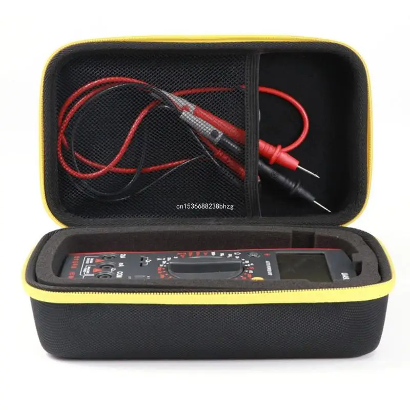 Carrying Zipper for Case with Wrist Strap Use For Handheld Multimeter,Phase Indicator,Thermometer, Calibrator,Clamp mete