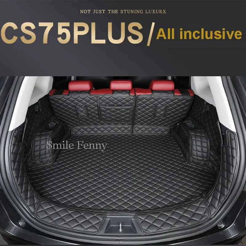 For Changan CS75 PLUS 2020-2023 Accessories Car Trunk Mats Cargo Liner Anti-Dirty Protective Cover Pads