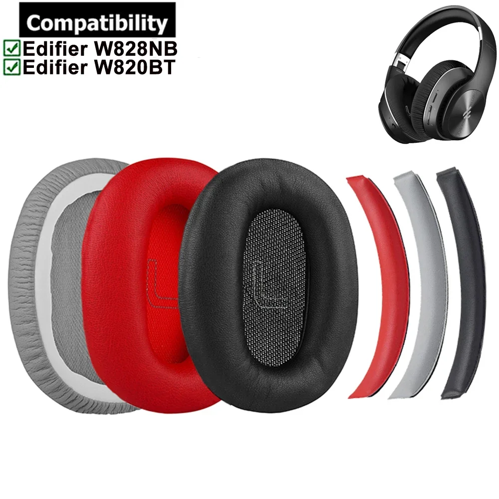 

Ear Pads Suitable For Edifier W820BT Headphones Replacement Foam Earmuffs Ear Cushion Accessories Fit perfectly Protein skin