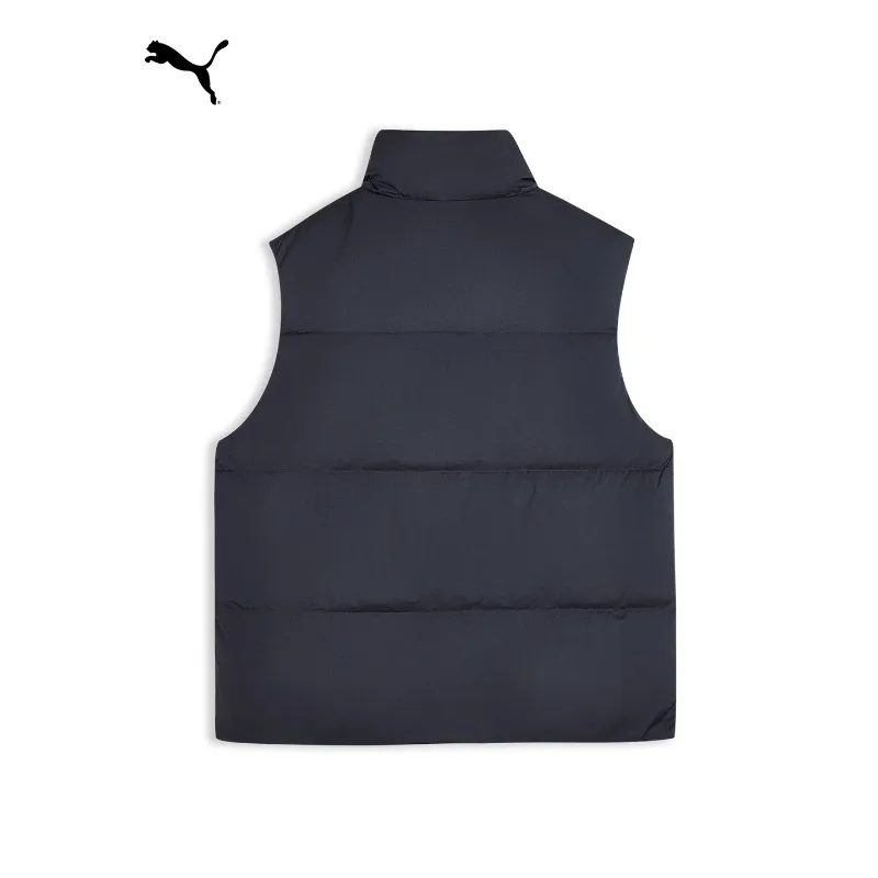 PUMA Blue Retro Loose Sports Down Vest Men's and Women's Winter Duck Down Vest 640307-16