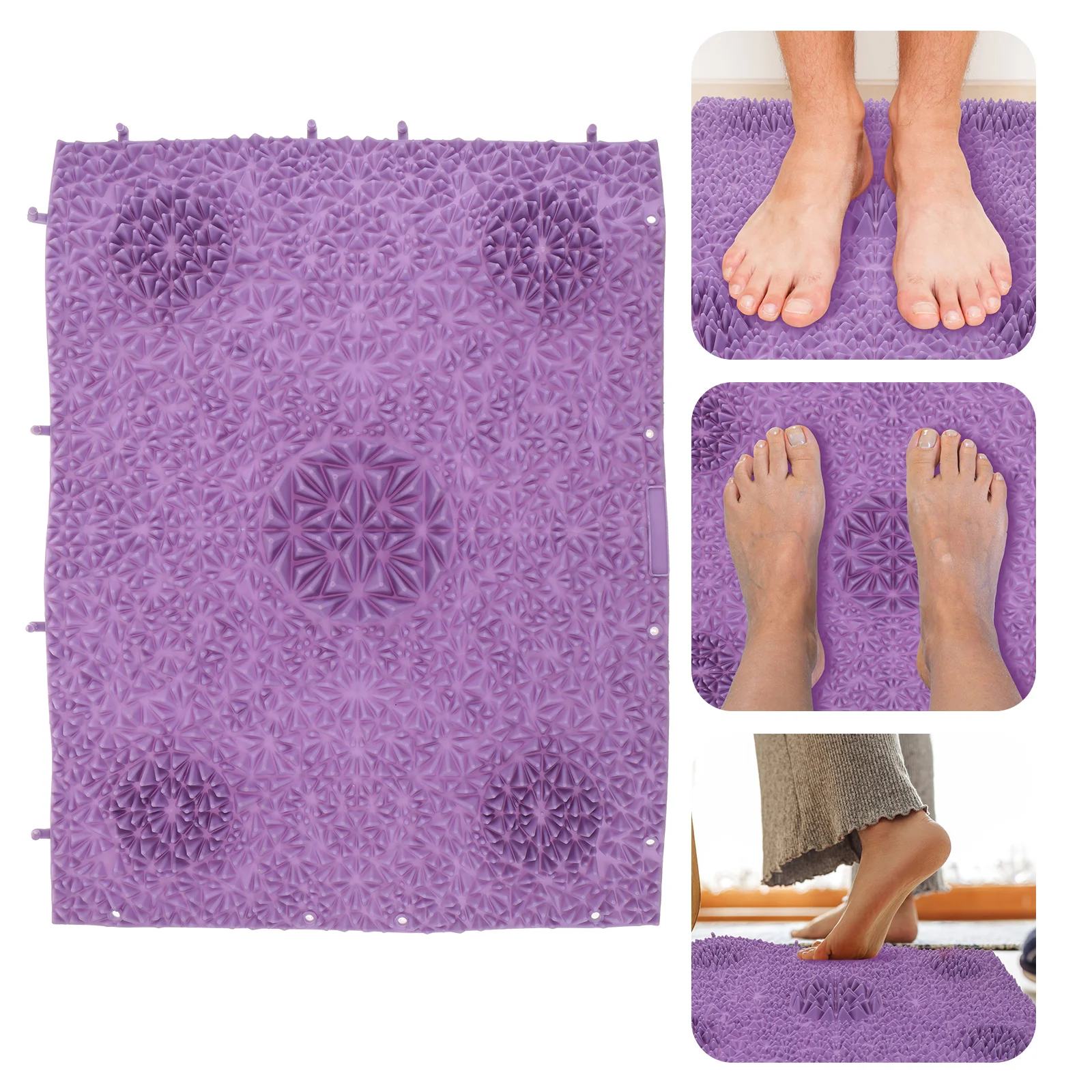 

Shiatsu Board Foot Toe Care Massager Hand Scrubber Feet Shower Mat Pads Mats Tool Safe Sole of