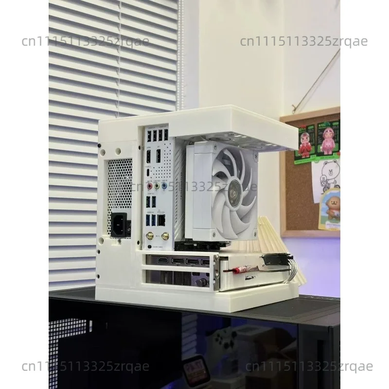 Desktop PC Small Form Factor Chassis Supports 17x17/17x19 Motherboards and SFX Power Supplies.