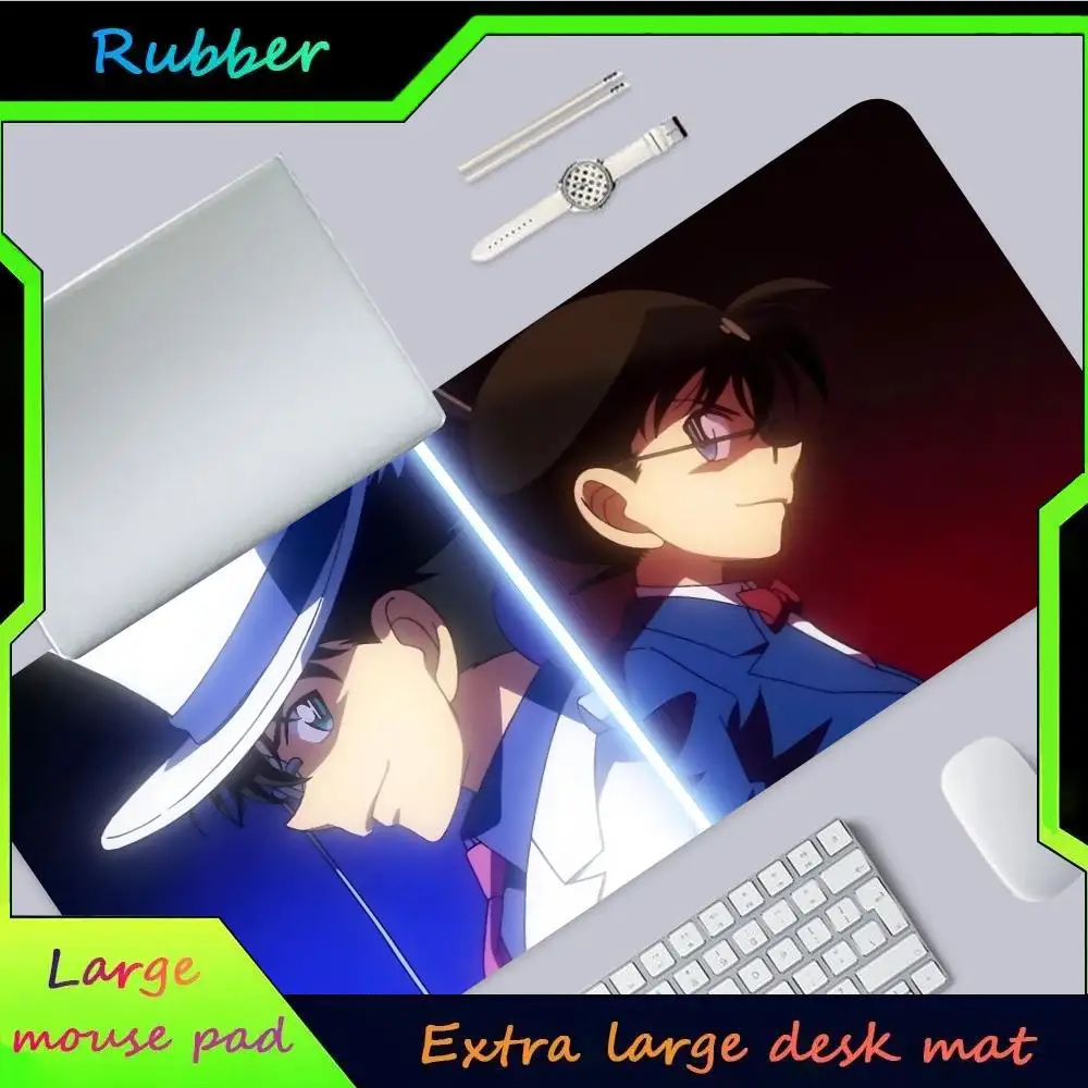 

Detective Conan MINISO Mouse Pad Hot Large Game Mause Pads XL Lock Edge Size for Gamee Give gifts daughter boy brother friend Wo