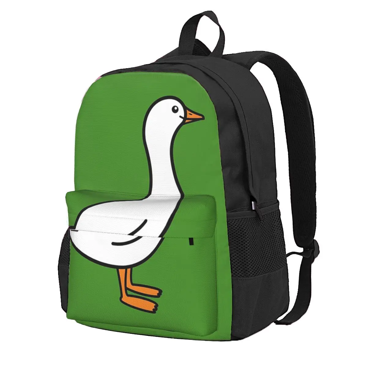 Kawaii Goose Student Backpack School Bag Hiking Travel Daypack for Boys Girls Fashion Bookbag Shoulder Bags