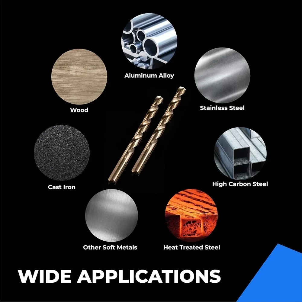 Small Drill Bit 13pc Titanium Plated Twist Drill Set 1.5mm-6.5mm Electric Drill Drill Tool DIY Woodwork Drill and Open 2025