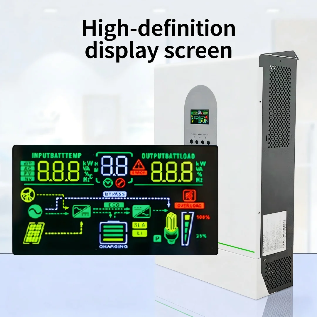 Frequency Off Grid Solar Power Inverter 2000W 12V Internal  and Battery SPI-2K-24V Wholesale Good Price 99% High Efficiency&
