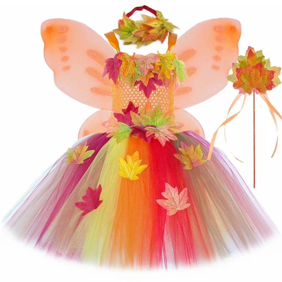 

Halloween Witch For Girls Cosplay Costume Vampire Tulle Tutu Dress Purple Witch Dress Up Carnival Party Witch Cape Broom Costume