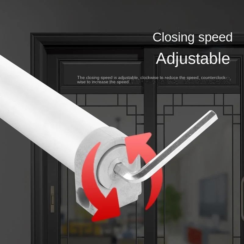 The Sliding Door Closer Is Suitable for Indoor Wooden Sliding Doors and Glass Sliding Doors, with a Maximum Weight of 80kg