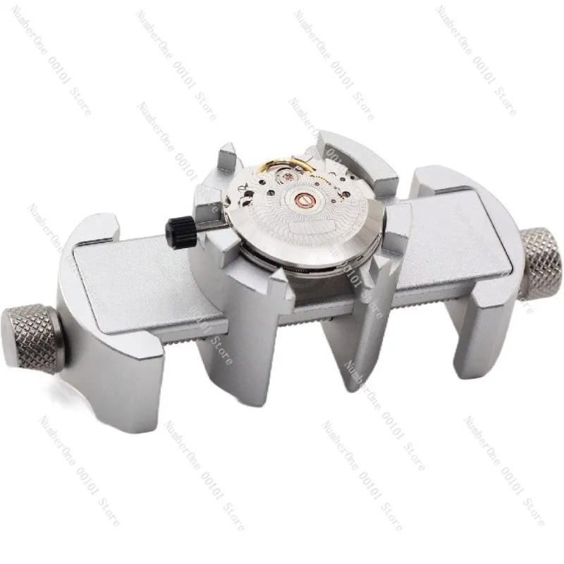 Professional Watch Movement Holder Repair Tool Double Sided Universal Caliber Clamp Base for Wristwatch Mechanism Fixing