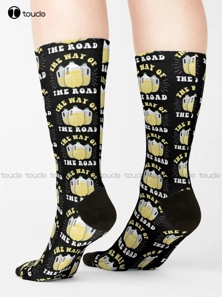 

The Way Of The Road Socks Socks For Womens Unisex Adult Teen Youth Socks 360° Digital Print Harajuku Streetwear Gift Retro 1Pair