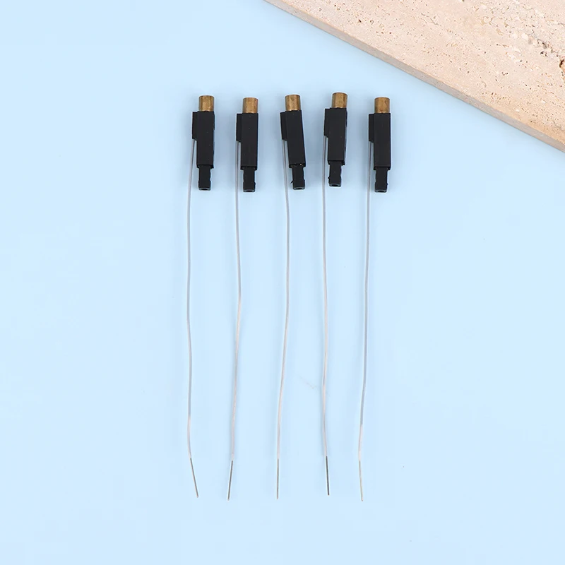 5Pcs 35x8x6mm Piezoelectric Fire Wire Copper Cap Electronic Igniter For Spray Lighter Stove Accessories Cooker Supplies