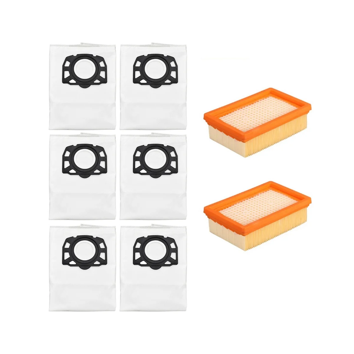 

Сменные мешки для пыли для MV4 MV5 MV6 WD4 WD5 WD6, Фильтры Hepa премиум-класса для пылесоса