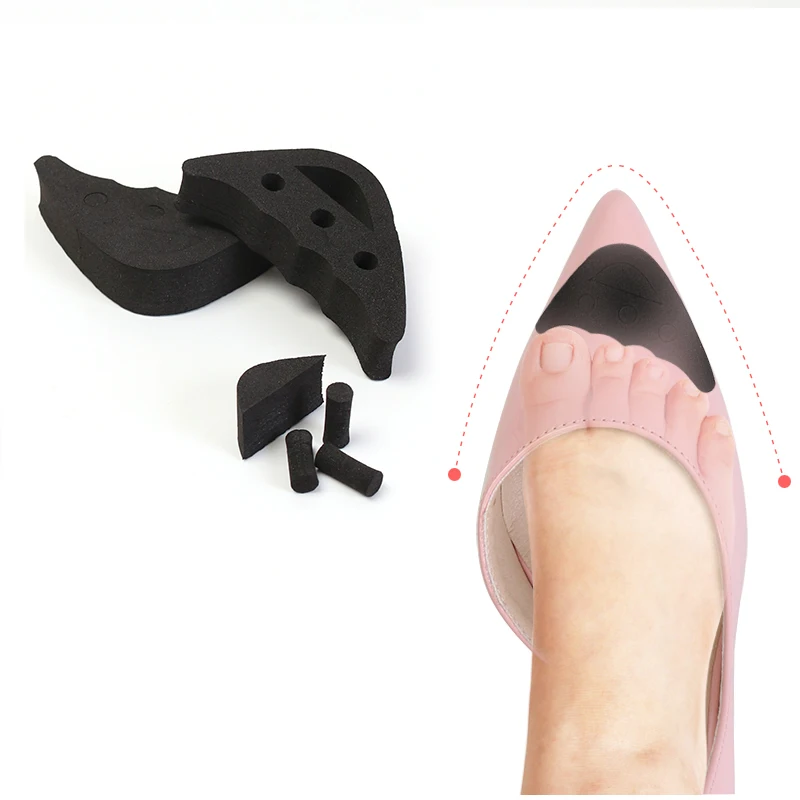 1 Pair Toe Plug High Heel Anti-pain Cushion Anti- Pain Inserts Insoles Toe Shoe Accessories Insert Shoes Pad Forefoot Insert