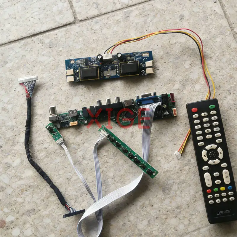 

Комплект плат контроллера экрана для HT17E11 HT17EX1 HT17E12 HT17E13, DIY, 30-контактный LVDS, USB+AV+VGA+HDMI, 1280x1024, 4-CCFL, 1280*1024