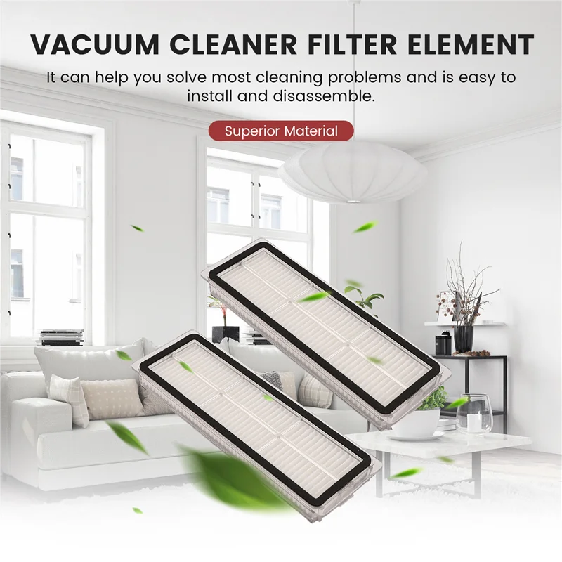 WHYY-Per Dreame D10 Plus Gen 2 RLD32GD Parti di ricambio Accessori Spazzola laterale principale Filtro Hepa Mop Sacchetto per la polvere in tessuto