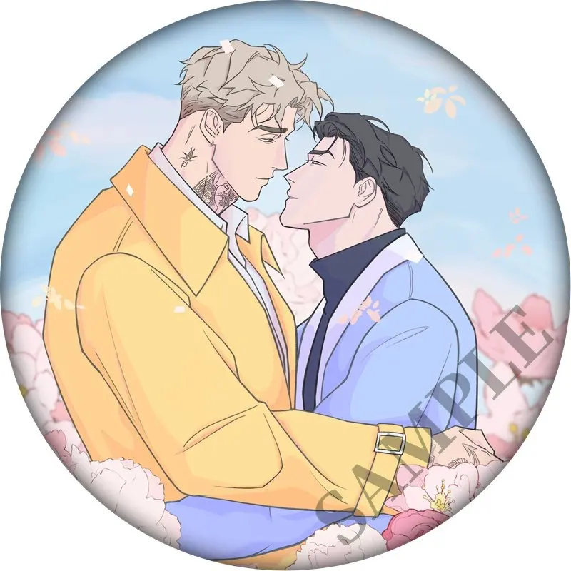 Korean BL Manhwa Wetsand Cosplay Badge Anime Brooch Pin Accessories For Clothes Backpack Decoration gift