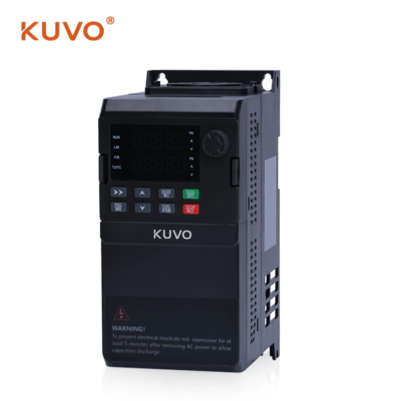 

KUVO high-performance VFD 0.75kw/1.5kw/2.2kw/inverter 1-phase 220v 3-phase 380v motor speed controller