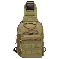 Bolsa táctica pecho MOLLE Oxford camuflaje caza senderismo escalada