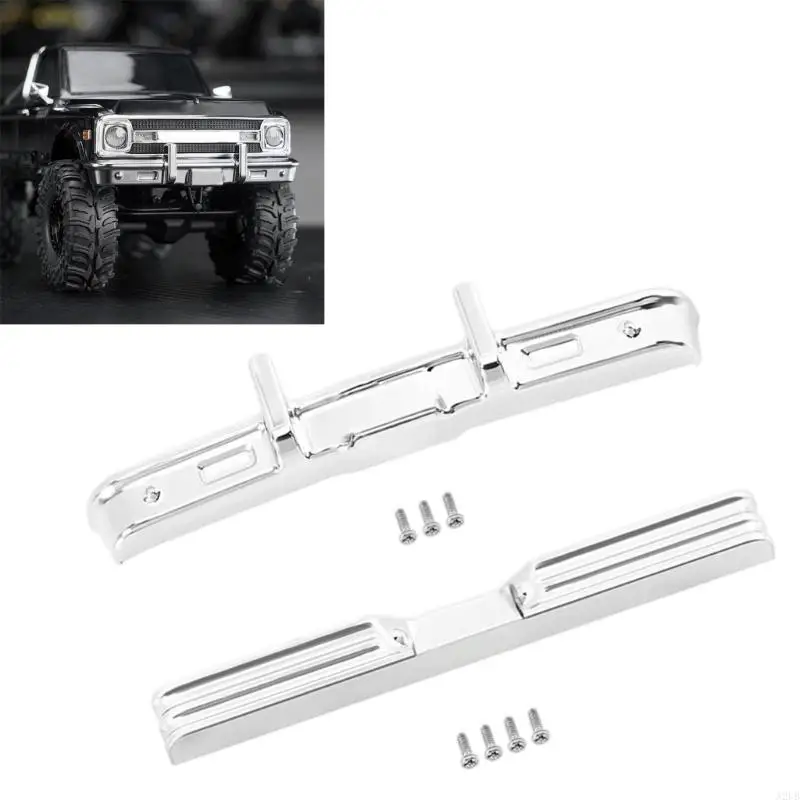 

High Strength Aluminum Alloy Front & Rear Bumper Machined Metal Bumper Set for SCX30 Car K10 Off Road A2UB