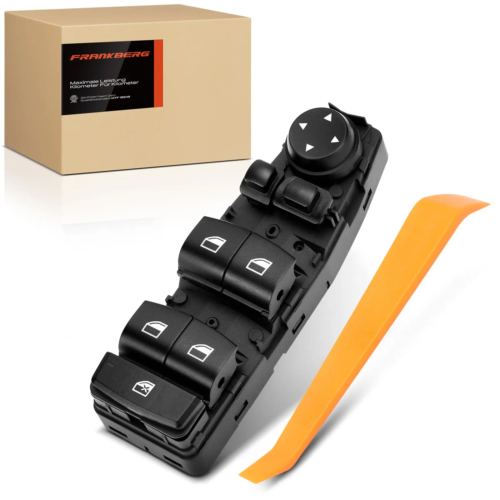 Frankberg 1x Driver schakelaar Raammechanisme voor BMW 5 Serie F10 F11 6ER F06 X3 F25 61319179913 61319241955 61319238239