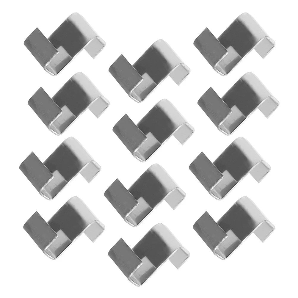 

25pcs Glass Plate Fixing Clips Durable Z Shaped Greenhouse Window Storm Panels Repair Kit Garden Tools Vine Clamps Pane